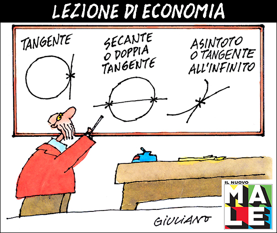 Testo di Vincenzo Sparagna direttore di FRIGIDAIRE e IL NUOVO MALE. Vignetta di Giuliano