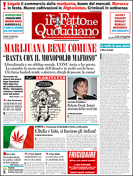 IL FATTONE QUOTIDIANO, inserto speciale de IL NUOVO MALE n.7, rivista mensile di satira. Direttore Vincenzo Sparagna, coordinamento, colori e grafica di Maila Navarra